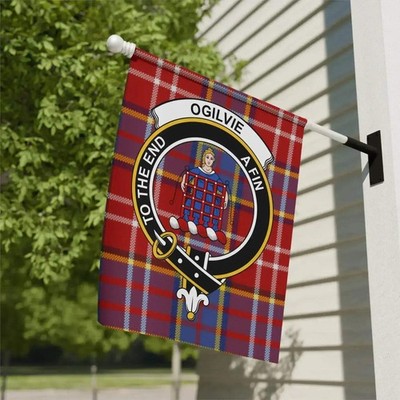 Ogilvie Clan Scottish Tartan Garden Flag