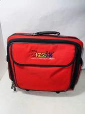 SIZZIX XL SUITCASE WHEELS STORATE CASE TOTE EXTENDED HANDLE