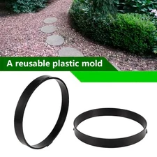 Garden Pavement Maker Mold DIY Round Walk Brick Concrete Mold Paver Walk Make