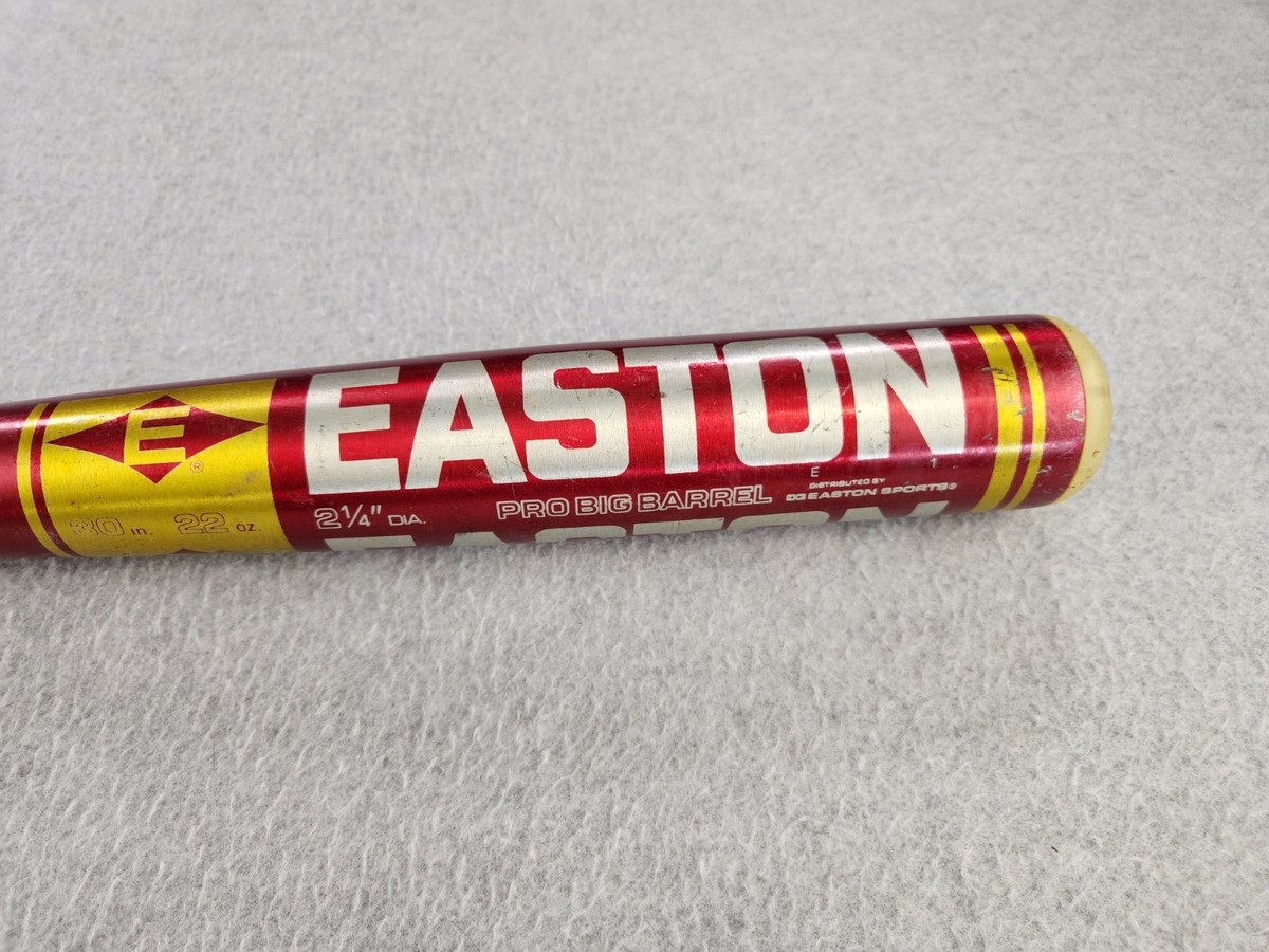 Batte Baseball Easton Pro Big Barrel LK6 3022 – 30 Pouces, 22 Oz, Alliage, Jeune