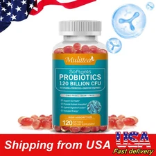 Probiotics 120 Billion CFU Potency Digestive Immune Health 120 Capsules lactobac