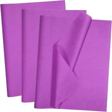 100 Sheets Plum Tissue Paper  14 x 20 Inches Orange Wrapping Paper Bulk for Wedd