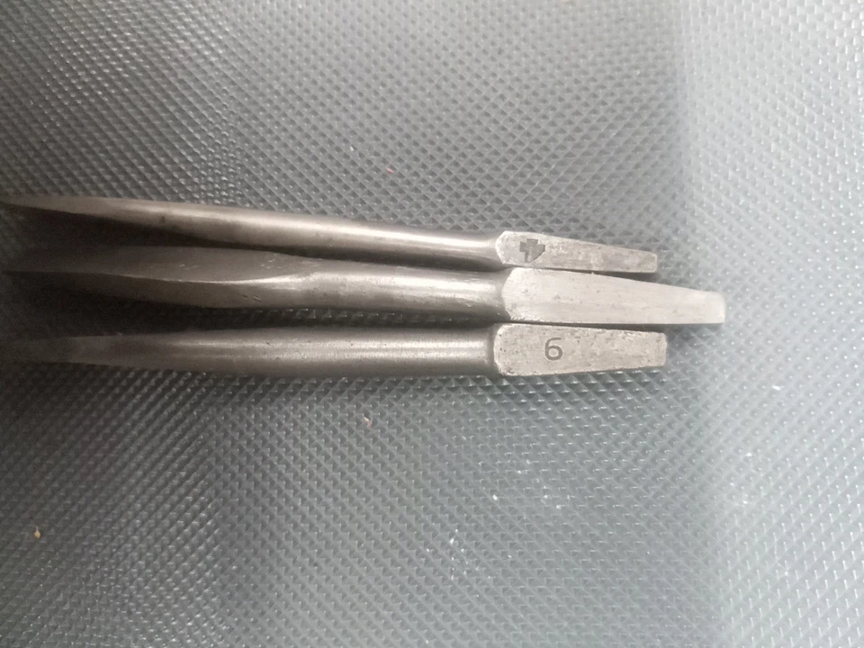 Juego de 3 brocas de driver ranuradas antiguas para soporte. Millers, Fulton, ?. ¡Genial! Foto 4 de 4