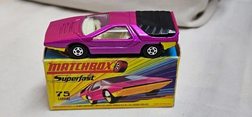 Matchbox  superfast vintage 1970's models, No-75, Carabo, mint