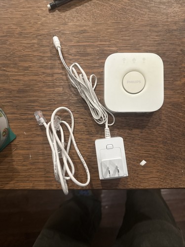 Philips Hue Bridge 2nd Generation 2.1 3241312018A W Lan Cable And Power Supply