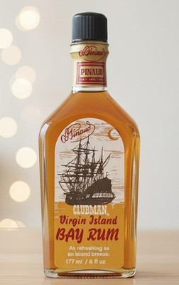 PINAUD CLUBMAN Virgin Island Bay Rum Aftershave für Männer, 177 ml