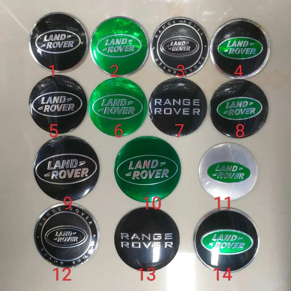 4pcs for Land Rover Wheel Cap sticker Range Rover Sports Version Star sticker - Image 2 of 2