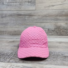 Pink Blank Canvas Hat Cap Youth Kids Girls Adjustable Strapback Casual Wear
