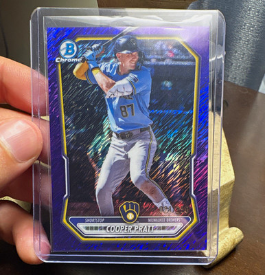 Topps 2026 Bowman Draft Chrome Cooper Pratt Purple Refractor /250 RC