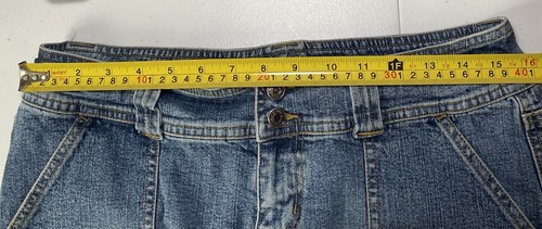 Vintage Y2K Aeropostale Denim Jean Shorts Mini 90s Size 9/10 - Bild 11 von 11
