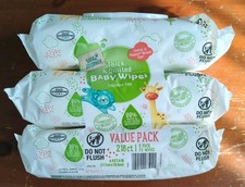 Little Journey Thick and Quilted Baby Wipes 216 Count - 3 Pack