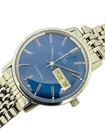 Vintage Omega Seamaster Automatic Day-Date Blue 1978 Cal. 1020 SS Ref. 166.0209.