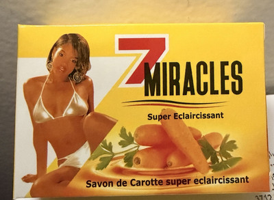 7 Miracles Carrot Scent Whitening Moisturizing Soap Bar Rectangular