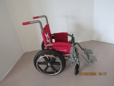 American Girl Berry Red Wheelchair For 18" AG Doll.
