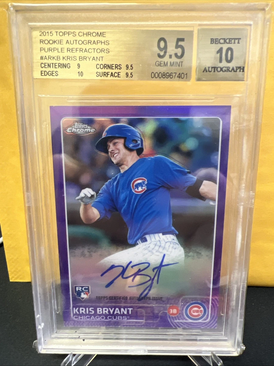 Kris Bryant 10 Graded Baseball Sports Trading Cards & Accessories