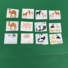 Mrs Grossmans Stickers VINTAGE Assorted Animals/12 Mods 1980  s 1990  s