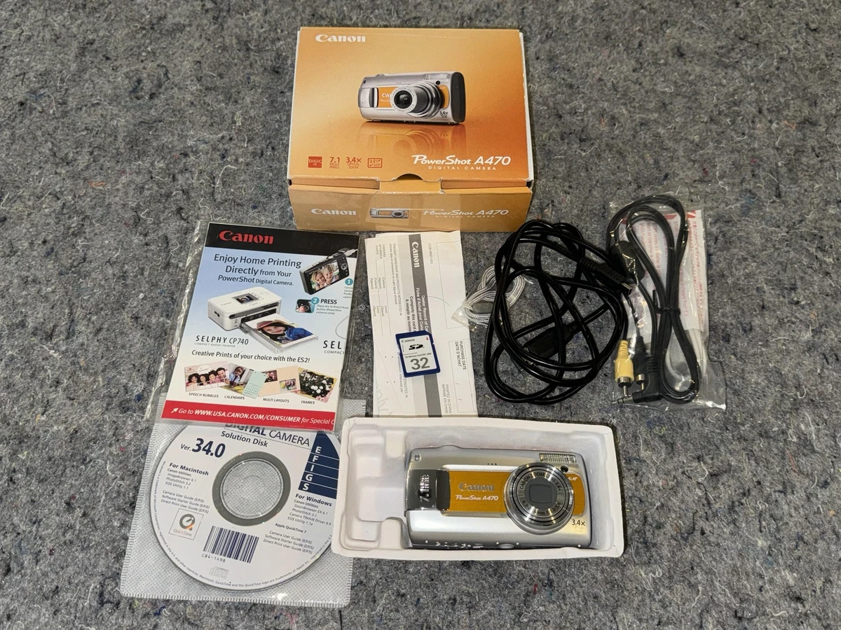 Canon PowerShot A40 Digital Cameras for Sale - Shop New & Used