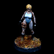 Corvus Belli Infinity 28mm Modern Wargame Zombicide Painted Mini Lara Croft Hero