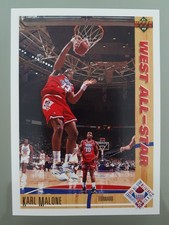 1991-92 Upper Deck Karl Malone #51 West All-S...