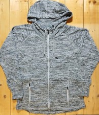 Athleta No Sweat Hoodie Sweatshirt Gray Heather Women's Size M