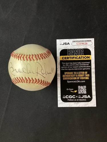 Brooks Robinson SIGNED Wilson South Atlantic Baseball Orioles HOF NO RESERVE!