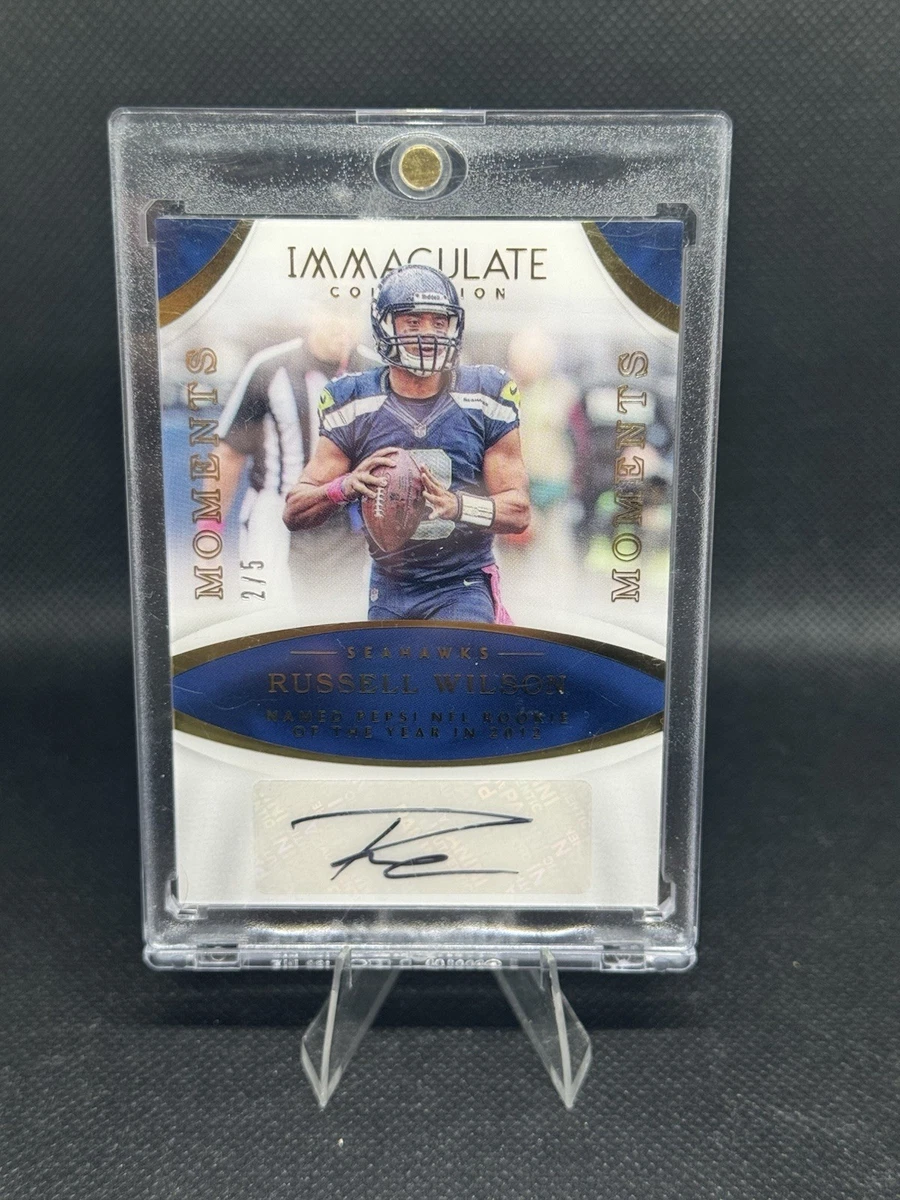 Russell Wilson Autograph Football Trading Cards for sale | eBay