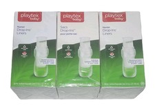 Playtex Baby Nurser Sacs Drop-Ins Disposable Liners 8-10 oz 100 Count Lot Of 3