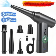 Brushless Blowing-Suction Compressed Air Duster 300,000 RPM Electric Air Blower