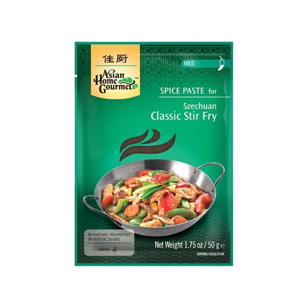 SPICE PASTE Szechuan Classic Stir Frey Pfannen Gericht 50 g Soße Sauce