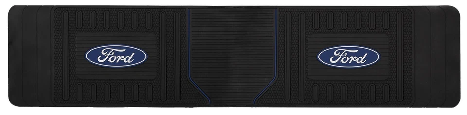 New 4pc Ford Elite Car Truck Front Seat Covers Rear Runner Floor mat Lanyard Foto 4 de 4