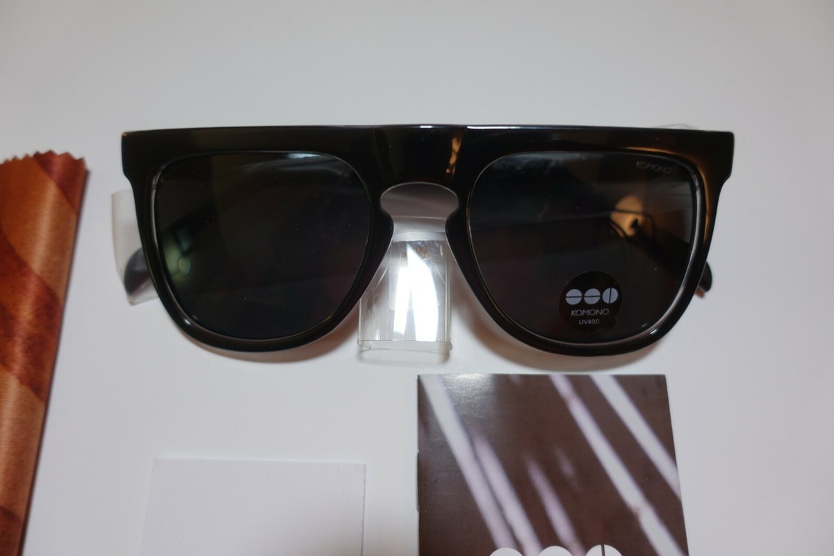 Komono Bennet Black/ Transparent Sunglasses Kom-s1800 NEW | eBay