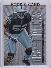 KHALIL MACK ROOKIE CARD 2014 Prestige NFL Draft Picks OAKLAND RAIDERS Insert RC!