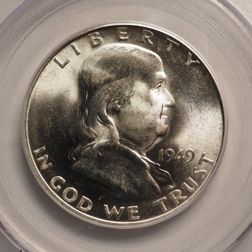1949 *S* Franklin Half Dollar PCGS MS-65 FBL Full Bell Lines - FREE SHIP! G1439 - Picture 3 of 4