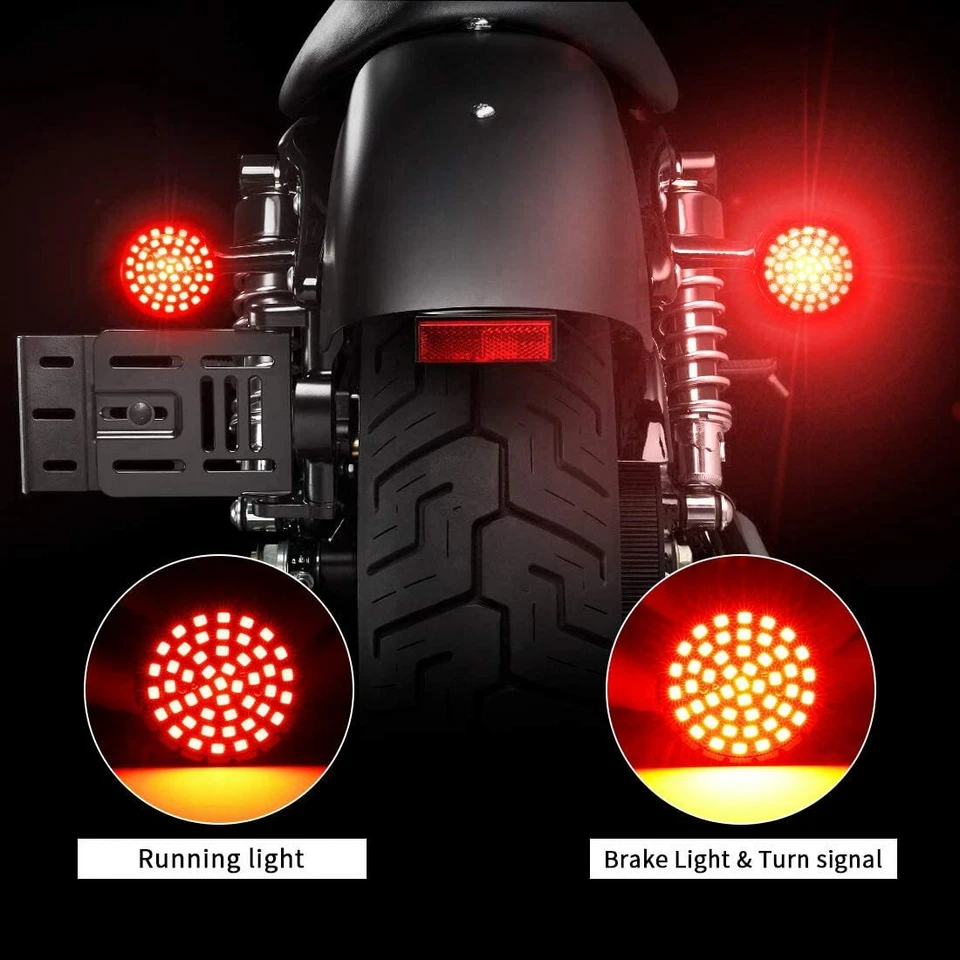 Luz trasera de freno LED roja 1157 para Harley Davidson CVO Breakout 114 Foto 4 de 4