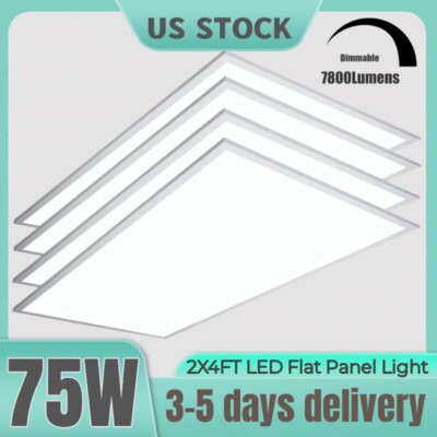 2x4 LED Ceiling Light 75Watt Flat Ultra-thin Dimmable Edge Lit LED Panel Light