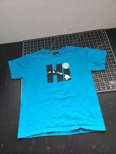 Hawaiian Island Creations HIC t Shirt youth Teens Size S Blue MAUI aloha 