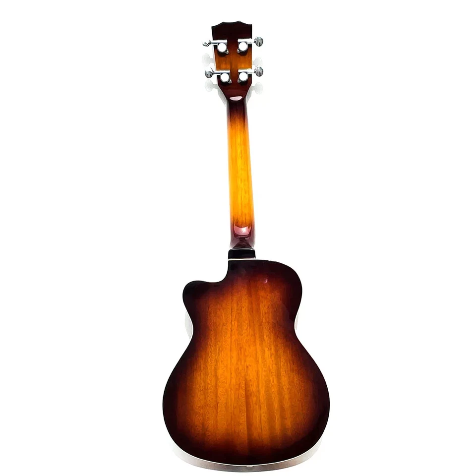 Jazz Ukulele F hole 26'' Mini Acoustic 4 Strings Ukelele With Pickup Single Cut - Image 2 of 3