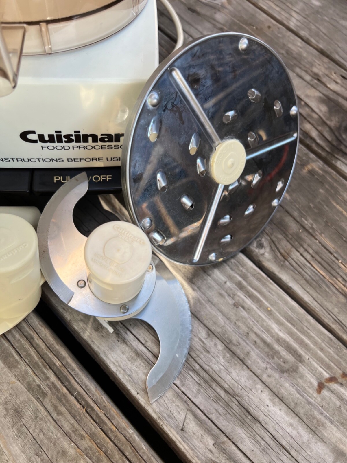 Vintage Cuisinart Food Processor Model DLC7E Accessories Tested Works eBay