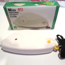 2 MISS 911Personal Attack Panic Security Alarm+Emergency 120db.+Flashlight