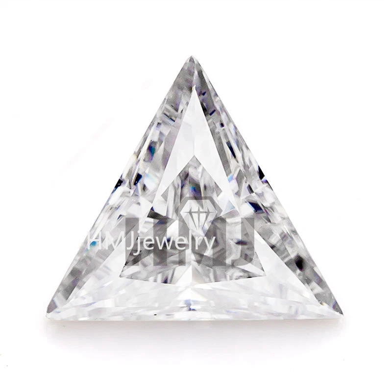 White D Color Trillion Cut VVS1 Moissanite Loose Gemstone With GRA Certificate - Image 2 of 4