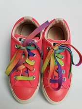 Kids Converse Rainbow Colorful Bright Hot Pink Size 1