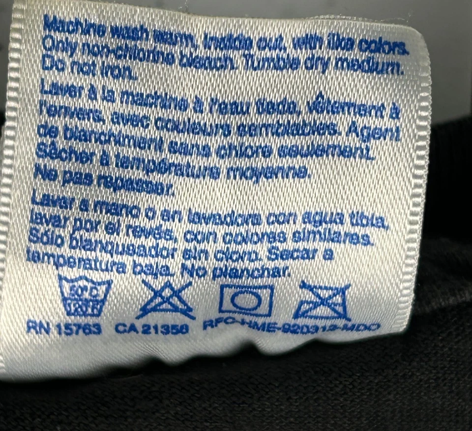 Vintage 90s 1995 Mark Martin Terminator T-Shirt Boys M 10-12 Black Single Stitch - Image 4 of 4