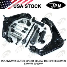 Front Control Arm Tie Rod Sway Bar Suspension Kit for 2003 - 2007 Hummer H2 13PC