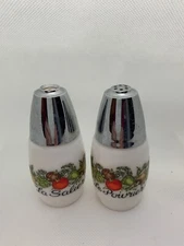 Vintage Gemco Spice of Life Salt & Pepper Set Matches  Corning Ware Pattern
