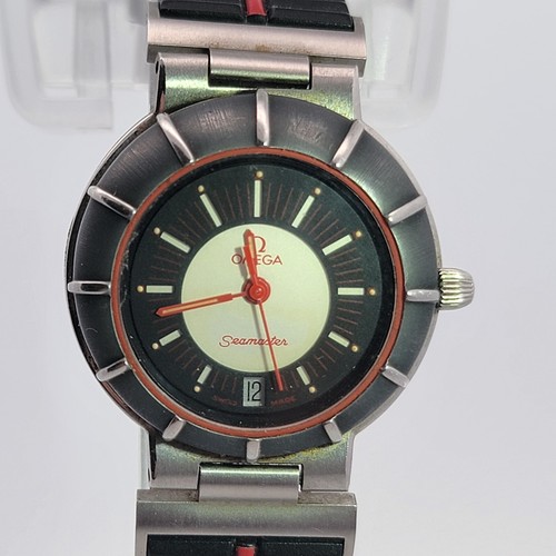 Omega Seamaster Dynamic II "Spider" Date Tuxedo Dial For Parts Not Working - Picture 11 of 11