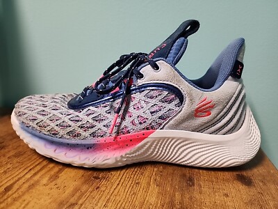 Curry Flow Under Armour Hot PINK & Blue Mens 8 Women's 9.5 MVP