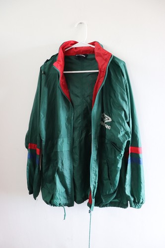 Vintage Umbro Green Nylon Windbreaker Jacket Size M - Very Good Condition - Picture 7 of 17