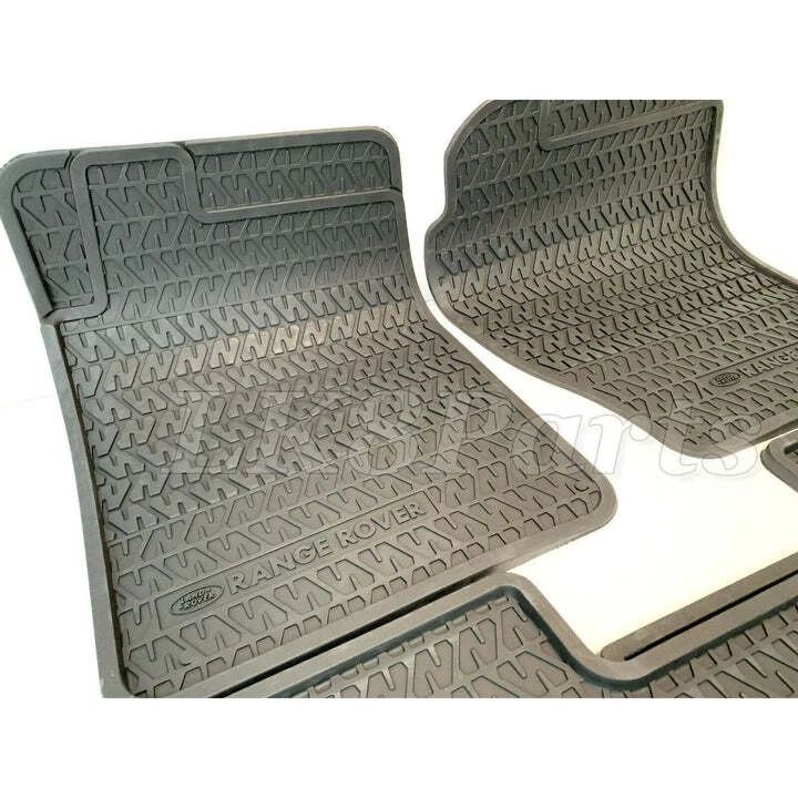 Alfombrillas Range Rover Classic de goma para distancia entre ejes corta de 100" genuinas nuevas Foto 3 de 4