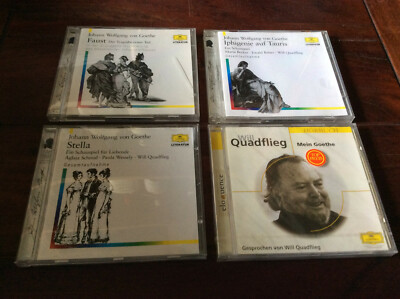 GOETHE [4 CD] Faust 1 + Stella + Iphigenie auf Tauris / Gründgens Will Quadflieg