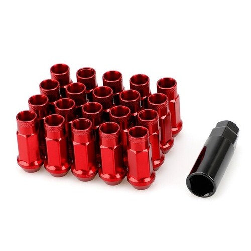 20PCS Car M12x1.5 Open End Lug Nut Set 48mm Steel Wheel Nuts Bolts with Socket - Picture 15 of 21